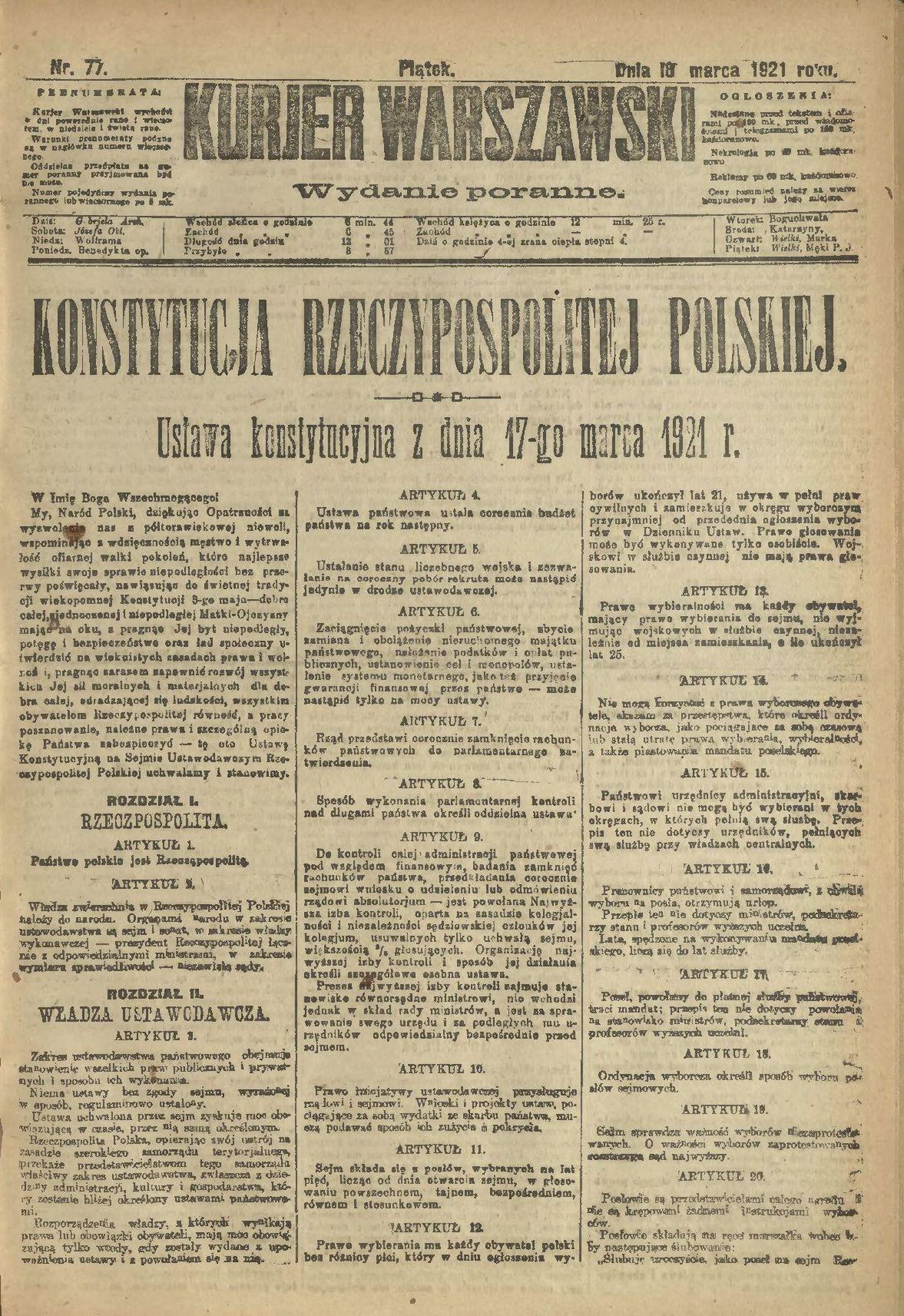 81c. Kurjer Warszawski _ wydanie poranne. R. 101 1921 nr 771_view.jpg